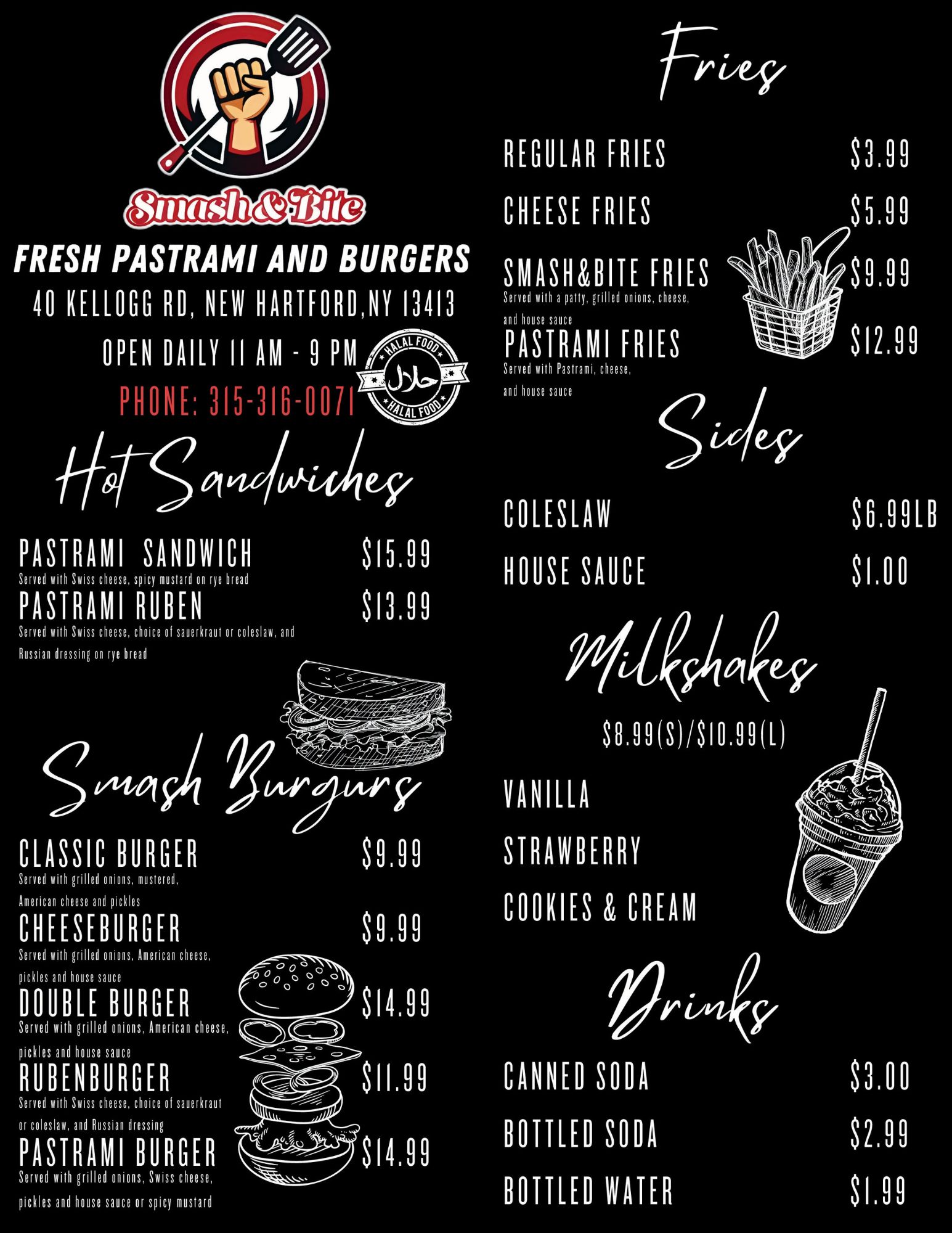 Menu Page 1